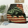 thumbnail image 1 of ARISTURING Camouflage American Flag Blanket Super Soft Plush Throw Blanket Cozy Warm Bed Blankets Lightweight Flannel Blankets for Couch, Bed, Sofa, 1 of 6