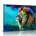 thumbnail image 1 of ARISTURING Canvas Wall Art For Living Room Large Wall Decorations For Room Home Decor Modern Bathroom Wall Decor Paintings Abstract aurora theme Lion Wall Pictures Artwork Farmhouse Canvas Art Prints, 1 of 4