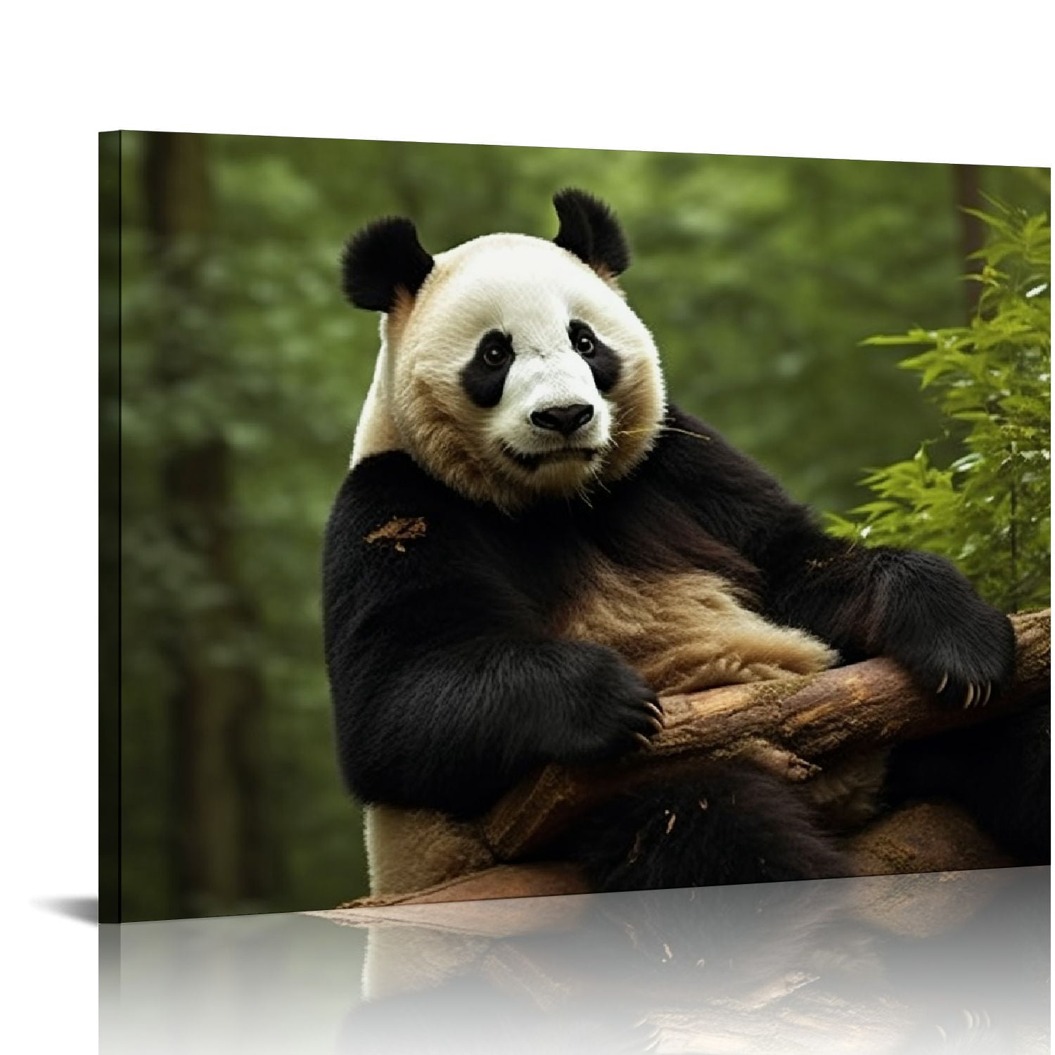 ARISTURING Canvas Wall Art Living Room Panda Poster Animal Pictures ...