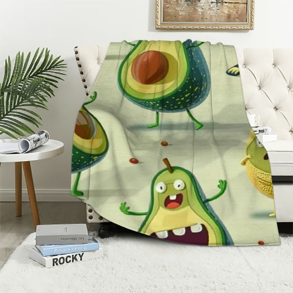 ARISTURING Cartoon Character Flannel Blanket All Seasons Super Soft Blanket 40x50in