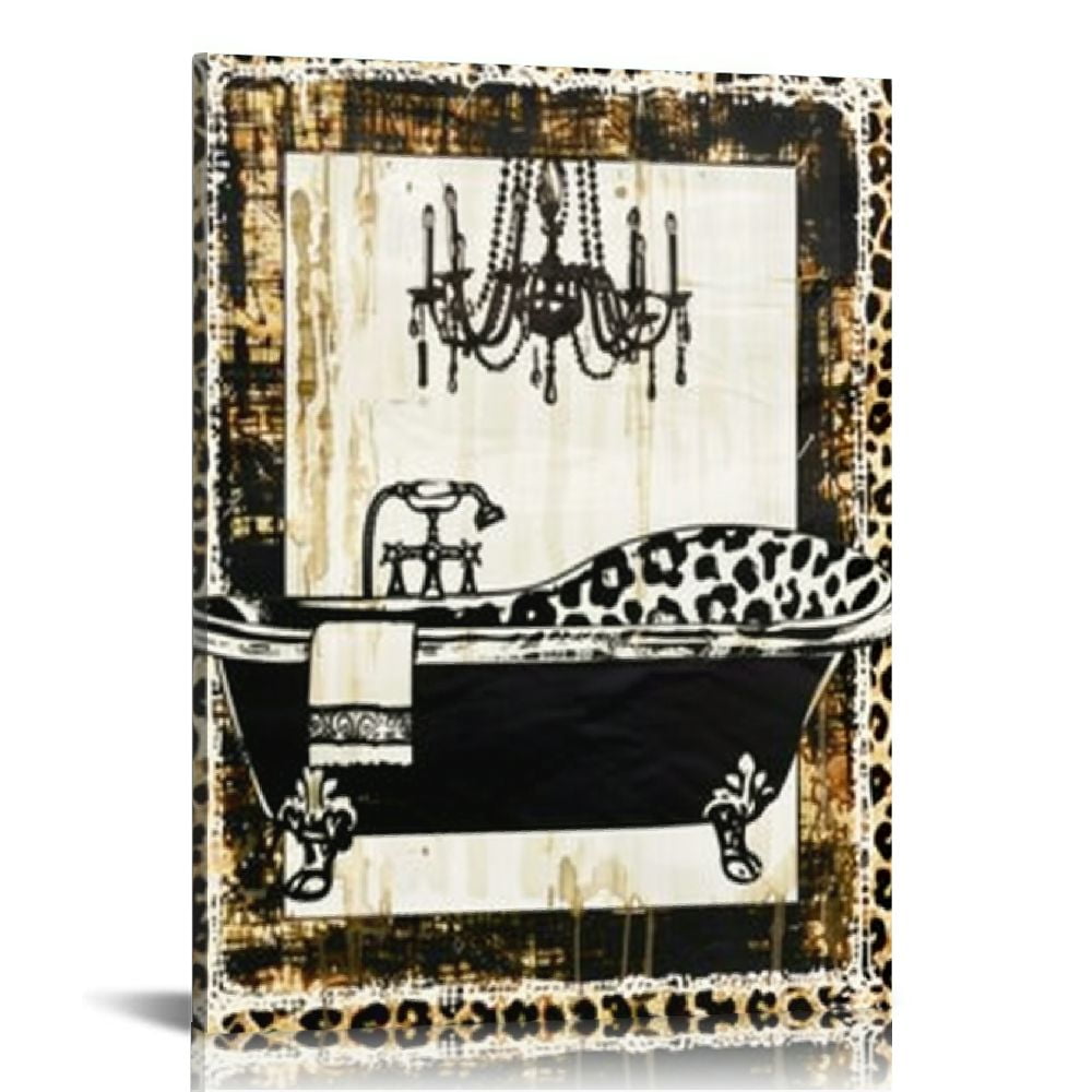 ARISTURING Cheetah Bathroom Decor Leopard Bedroom Bathroom Pictures