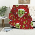 thumbnail image 1 of HENGT Christmas Red Blanket Super Soft Flannel Throw Blanket Warm Cozy Lightweight Travel Blanket for Kids Youth and Adults Gifts, 1 of 6