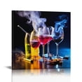 thumbnail image 1 of ARISTURING Cocktail Canvas Wall Art Colorful Cocktails Pictures Posters Painting Print for Kitchen Dining Room Decor Still Life Artwork Modern Home Restaurant Bar Decoration (16x16 inch), 1 of 4
