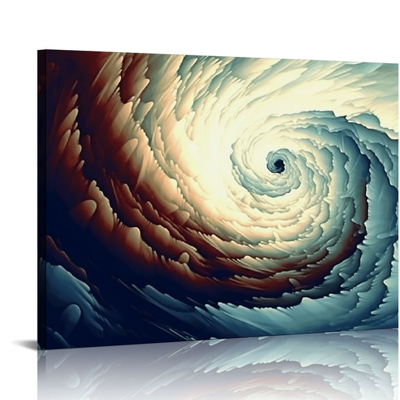 ARISTURING Colorful Abstract Mountain Picture Wall Art Prints on Canvas - Long Modern Wall Decor Collection Inspirational Paintings for Living Room Bedroom and Office,20x16 Inches