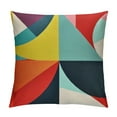 thumbnail image 1 of ARISTURING  Colorful Geometric Throw Pillow Covers Multicolored Aesthetic Home Decor Pillow Covers Modern Geometry Style Pillowcase for Patio Furniture Living Room Sofa, 1 of 5