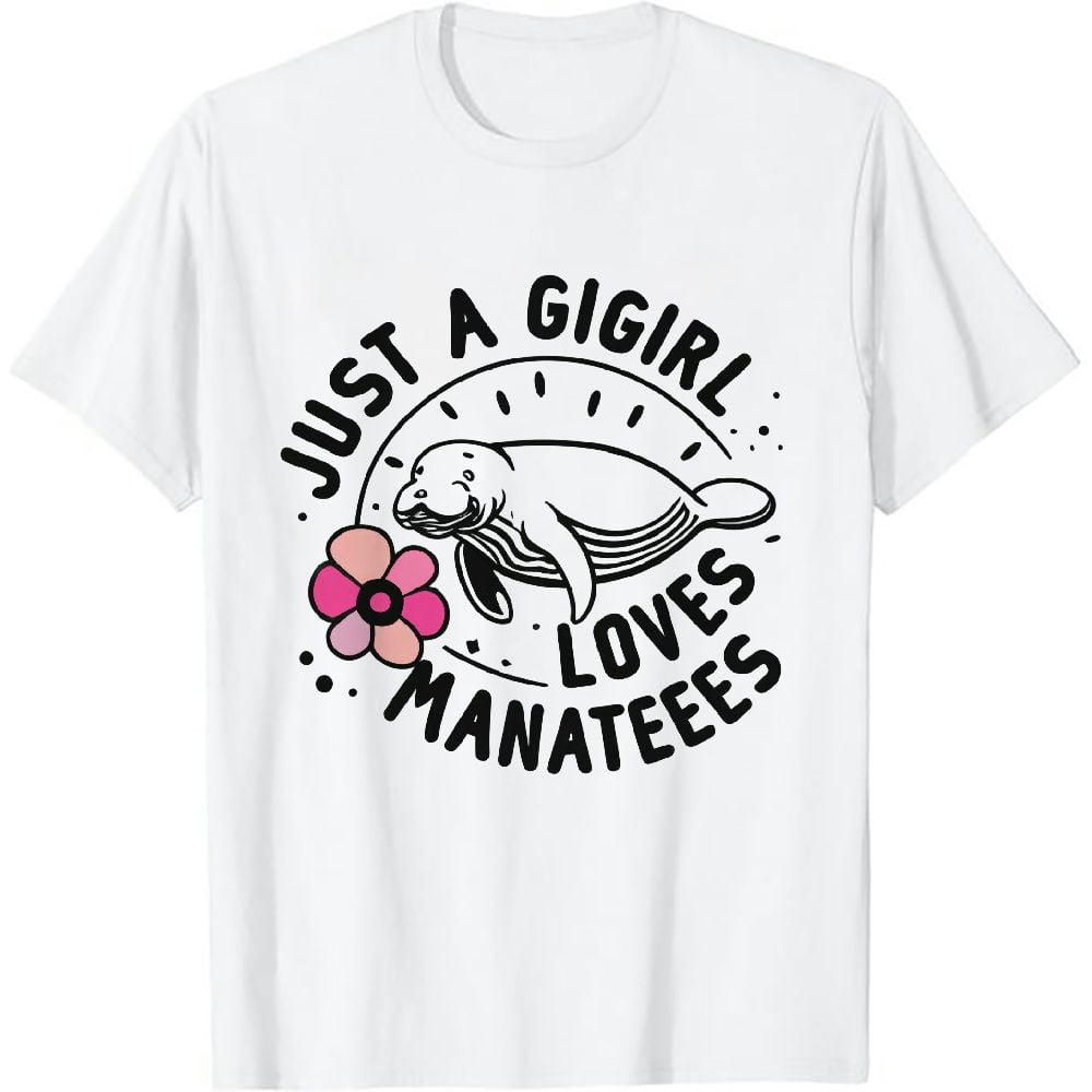 ARISTURING Cool Manatee For Girls Sea Cow Save The Manatees Ocean T