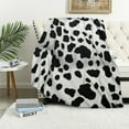 thumbnail image 1 of ARISTURING Cow Print Blanket Soft Warm Plush Cow Blankets and Throws Lightweight Throw Blankets with Cow Print Couch Bedroom Living Room Camping Travel Blanket, 1 of 6
