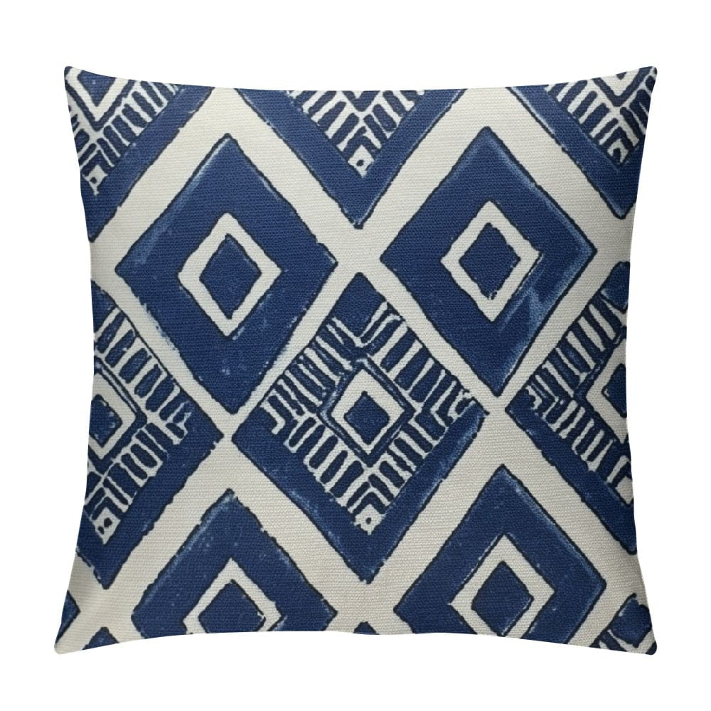HENGT Cushion Cover Decorative Throw Pillow Cover Geometric Invisible Zipper Pillow Cover for
