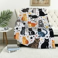 thumbnail image 1 of ARISTURING Cute Cat Blanket Animals Pet Pattern Gifts for Cat Lovers Kawaii Soft Lightweight Flannel Throw Blankets for Kids Adults, 1 of 6