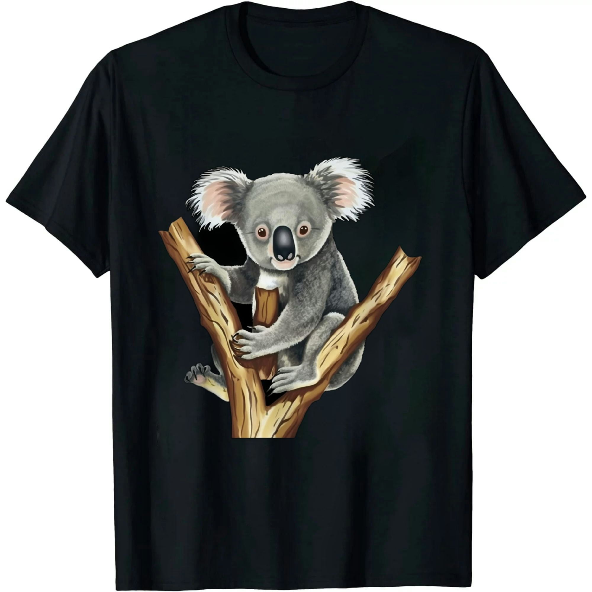 Cute Koala Bear And Baby Realistic Watercolor T-Shirt
