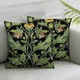 Jiayy Decorative Throw Pillow Cases Vintage Flowers 2 pcs Square