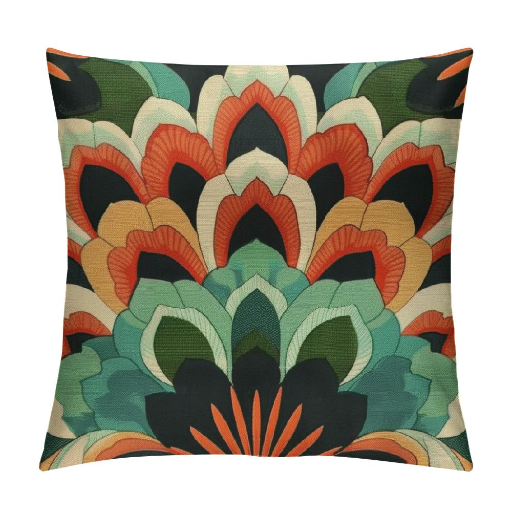 ARISTURING Decorative Throw Pillow Covers Geometric Abstract Modern Art Pillow Covers Retro