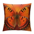 thumbnail image 1 of ARISTURING  Decorative Throw Pillow Covers  Square Cushion Case Soft Comfy Orange Butterfly Throw Pillows for Couch Cushion Livingroom Farmhouse Home Decor Pillowcases, 1 of 5