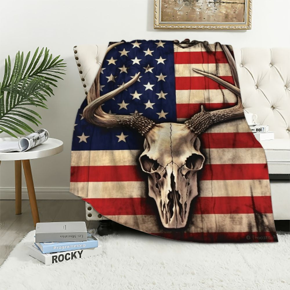 ARISTURING Dirty Hunting Camo Camouflage American Flag Green Black Deer