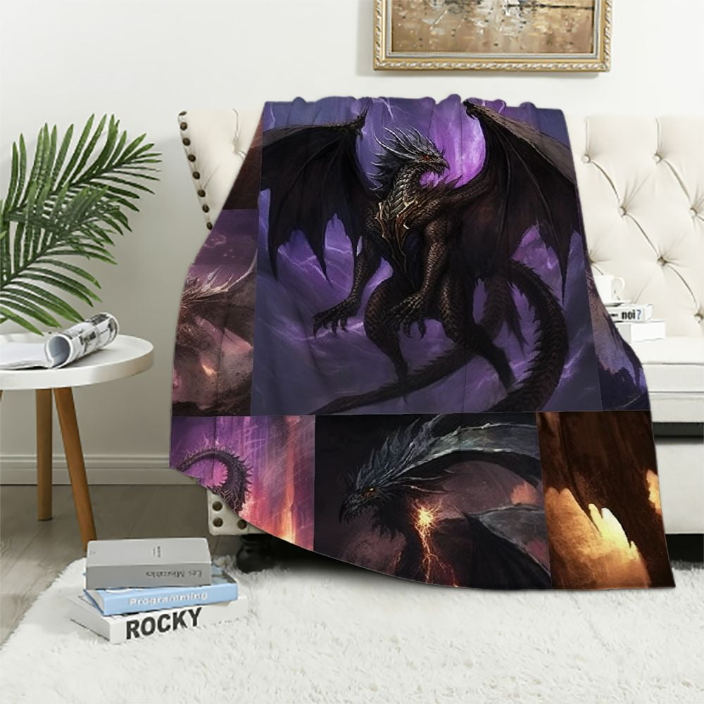 Purple dragon blanket shop