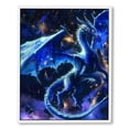 thumbnail image 1 of ARISTURING  Dragon Decor Wall Art Blue Space Galaxy Pictures Dragon Canvas Prints Painting Modern Home Framed Artwork for Bedroom Living Room 16x20in, 1 of 4