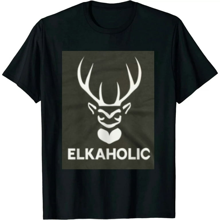 Funny Elk Hunting Shirt - Elkaholic For Hunters Funny Elk Hunting Shirt - Elkaholic For Hunters