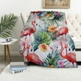 thumbnail image 1 of ARISTURING  Flamingo Sherpa Blanket Throw Print Cozy Lightweight Durable Bed Couch Blanket for Sofa Chair Bed Kids Gift Women, 1 of 6