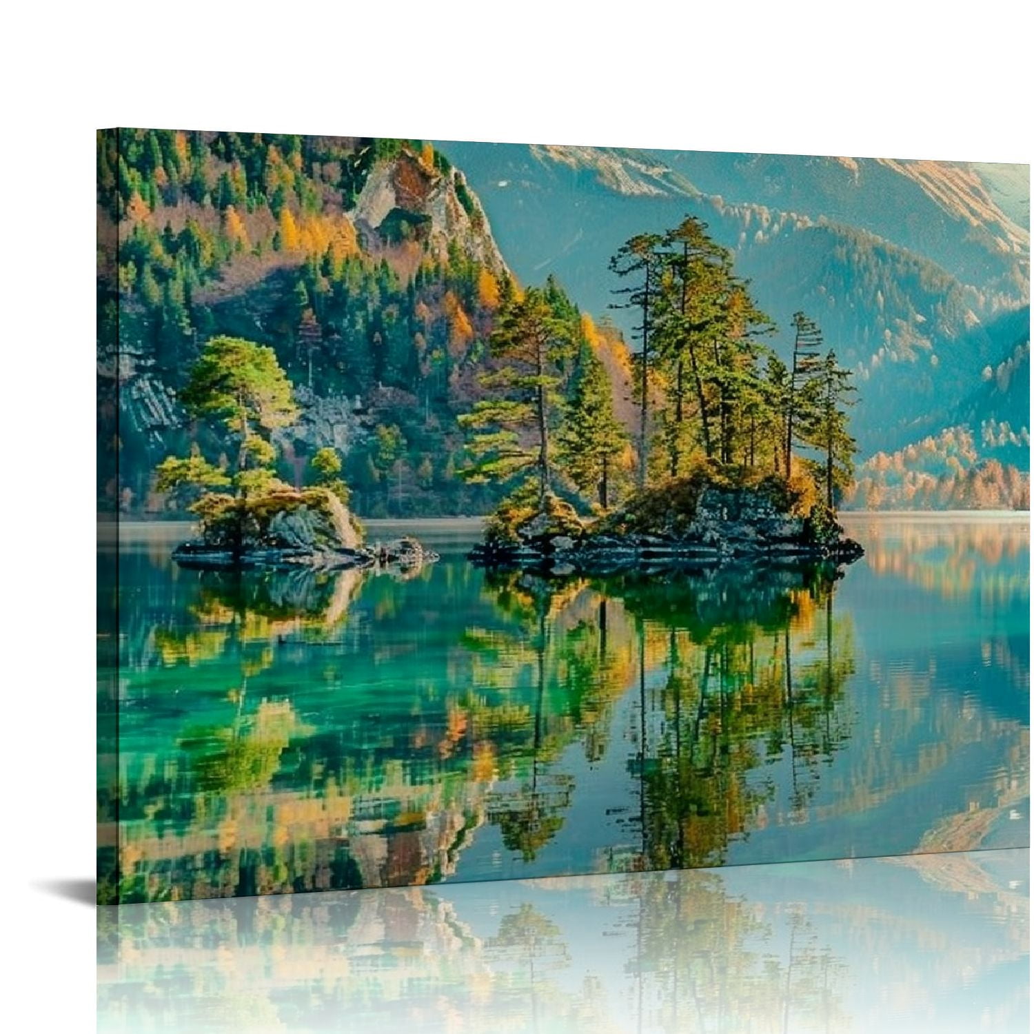 ARISTURING Four Seasons Landscape Canvas Wall Art Decor - Spring Summer ...