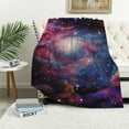 thumbnail image 1 of ARISTURING Galaxy Blanket Super Soft Cozy Throw Blanket Throw Lightweight Fuzzy Comfy Textured Flannel Blanket Warm Plush Throw Blankets for Couch, Sofa, Bed, 1 of 6