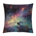 ARISTURING Galaxy Space Throw Pillow Covers, Cosmic Universe Outer