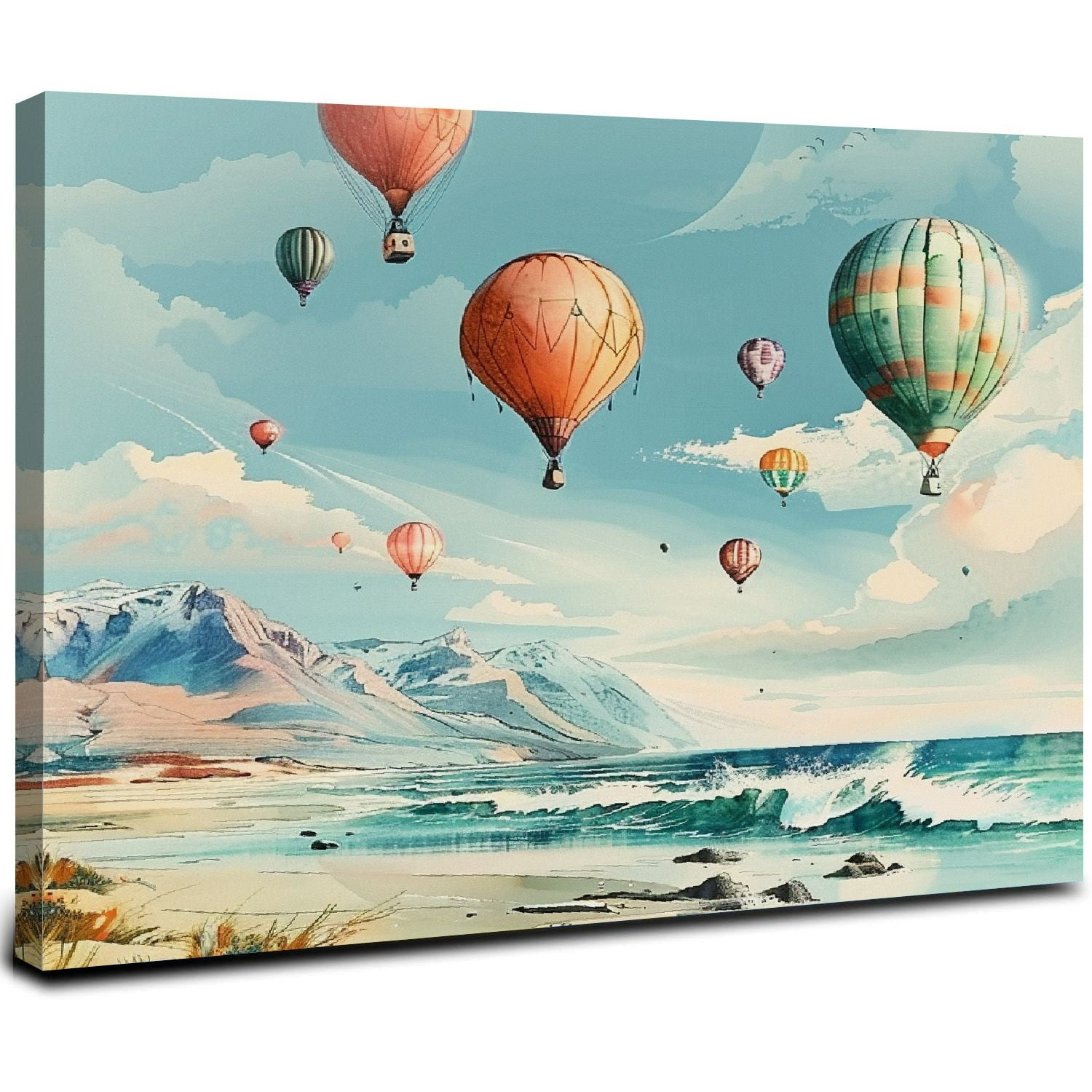 ARISTURING Hot Air Balloon Oversized Wall Art Decor Hot Air Balloon aristuring-hot-air-balloon-oversized-wall-art-decor-hot-air-balloon