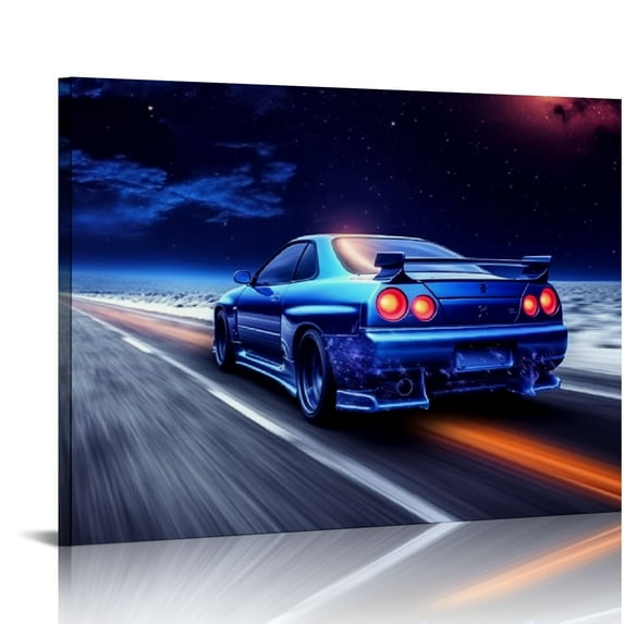 ARISTURING JDM Car Poster Poster Decorative Painting Canvas Wall Art Living Room Posters Bedroom Painting