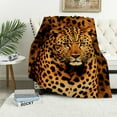 thumbnail image 1 of HENGT  Leopard Throw Blanket Decorative Throw | Ultra-Plush Colorful Oversized | Couch Blanket Travel Lap | Large Size, 1 of 6