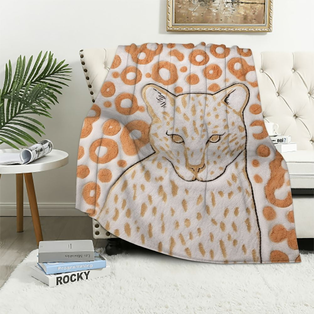 ARISTURING | Leopard Throw Blanket , Premium Lightweight Cozy Warm ...