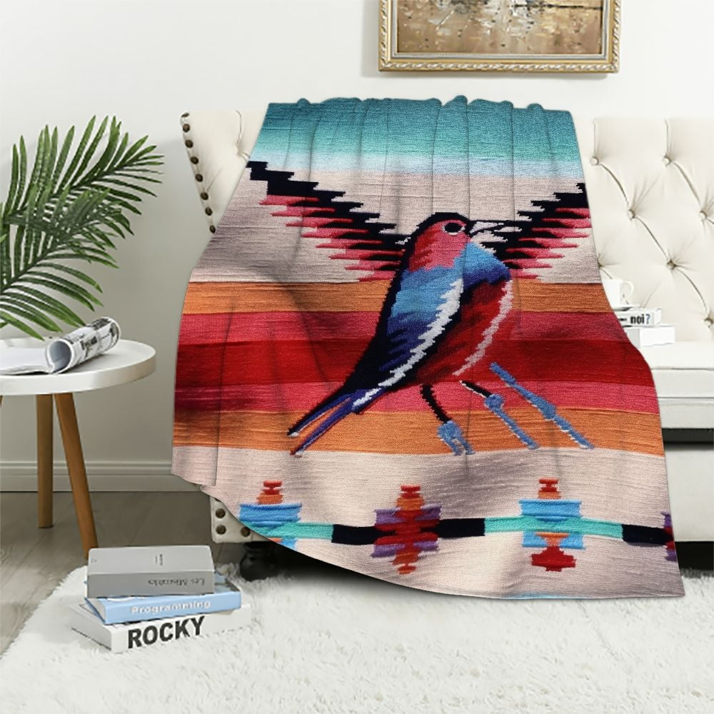 ARISTURING Mexican Thunderbird Blanket Wall Authentic Southwestern