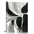 thumbnail image 1 of ARISTURING Mid Century Modern Wall Art - Framed Canvas Grey White Black Picture Abstract Geometric Painting Prints Tan Background Aesthetic Artwork Living Room Bedroom Home Decor, 1 of 5