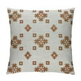thumbnail image 1 of ARISTURING  Modern Boho Throw Pillow Cover, Decorative Pillow Cover for Couch, Sofa, Bed, Rust Ethnical Dots,, 1 of 5
