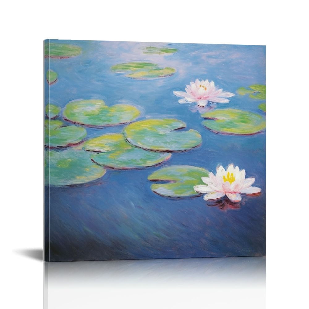 ARISTURING Monet Canvas Wall Art - Water Lilies Poster - Claude Monet ...