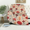 thumbnail image 1 of Jiayy  Mushroom Blanket for Girl Women Soft Warm Red Mushroom Stuff Decor Throw Blanket Plush Cozy Mushroom Animals Lightweight Flannel Gifts Blankets for Adults Kids, 1 of 6