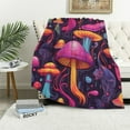 thumbnail image 1 of ARISTURING Mushroom Throw Blanket Soft Blankets Plush Comfy Throws Decor for Home Couch Living Room Bed Sofa Cozy Warm Gifts for Women Boys Girls Lightweight (mushroom02), 1 of 6