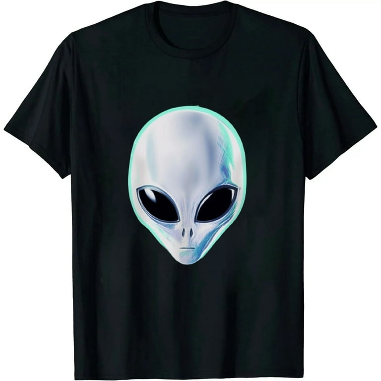 Alien Head T Shirt-Colorful Alien Shirt Alien Head T Shirt-Colorful Alien Shirt