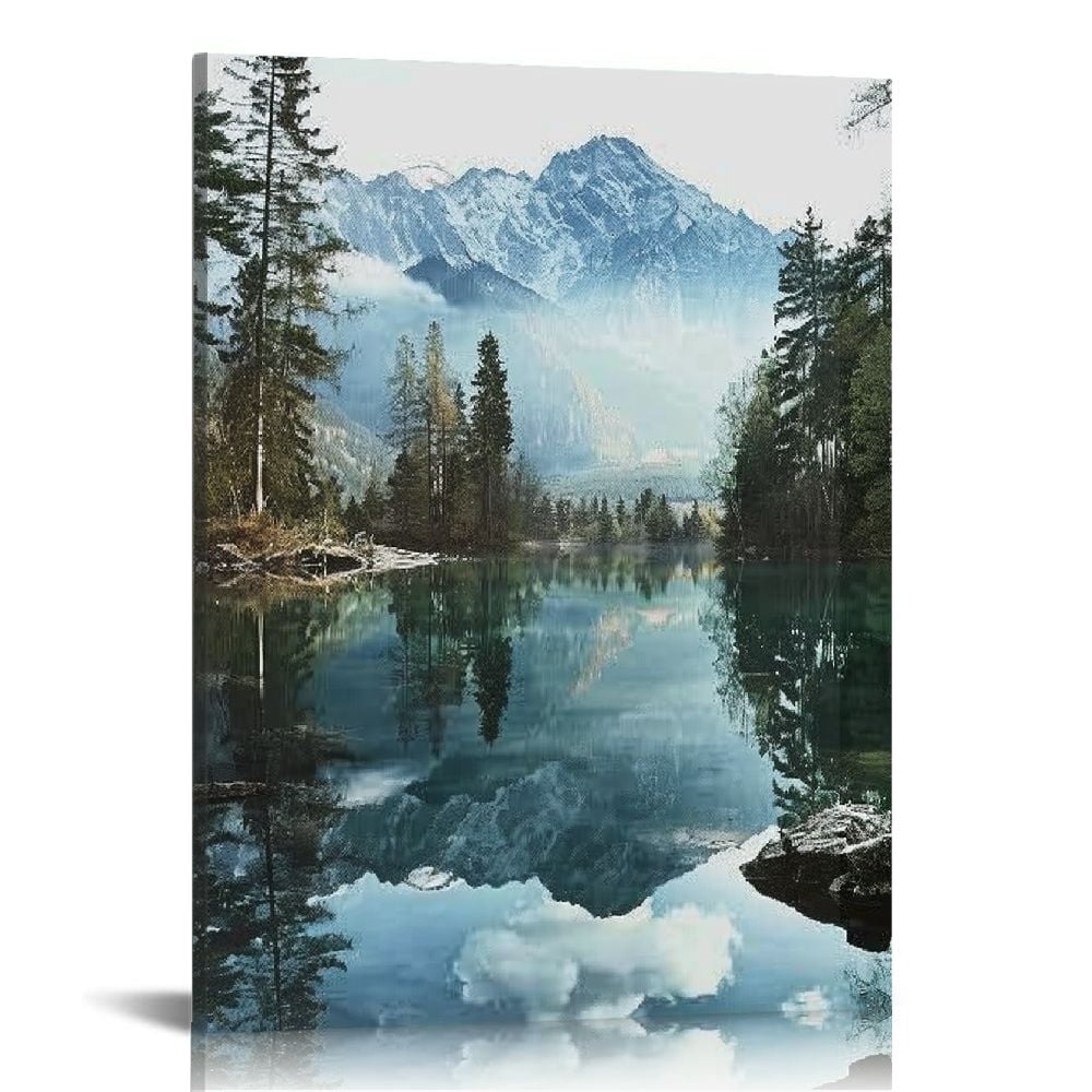ARISTURING Nature Wall Art Prints Mountain Decor Canvas Wall Art ...