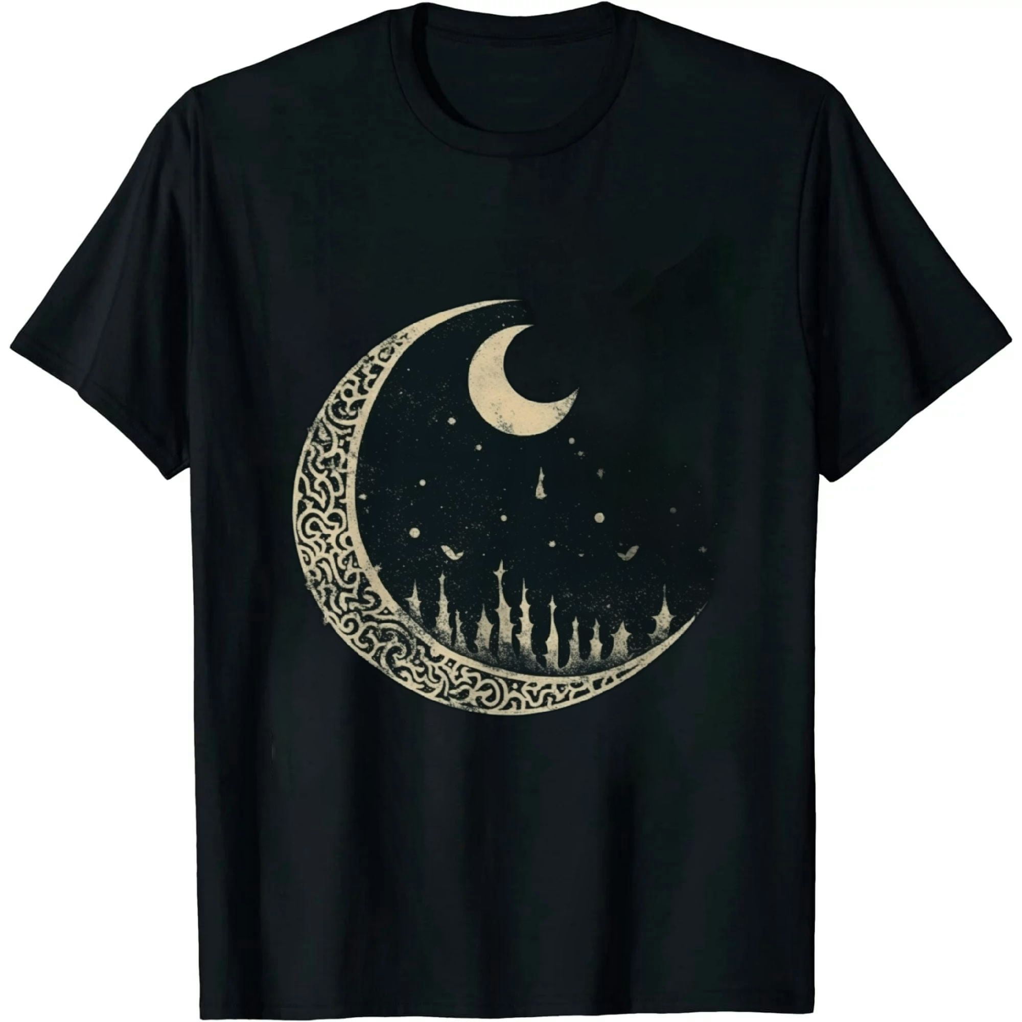 ARISTURING Not All Who Wander Are Lost Moon Arrows Boho Graphic T-Shirt ...