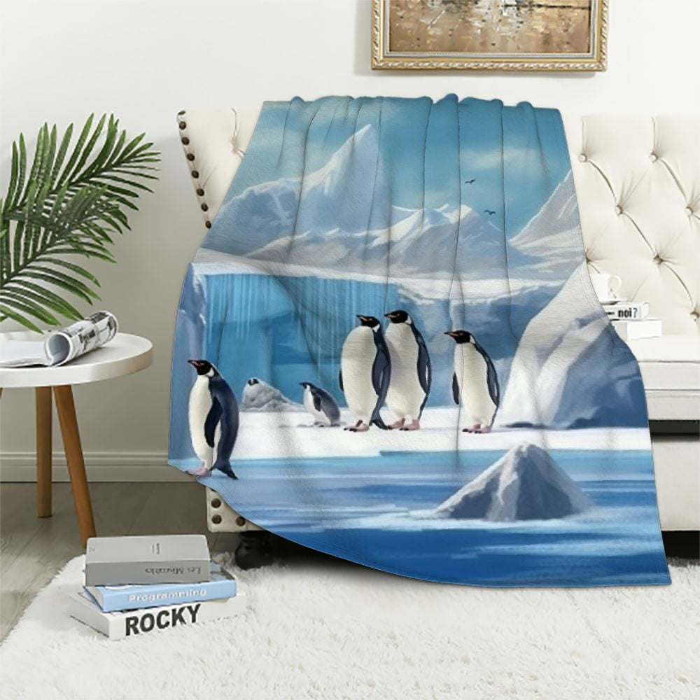 ARISTURING Ocean Theme 3D Printed Blanket Warm Sherpa Blanket Cozzy ...