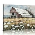 thumbnail image 1 of ARISTURING  Old Barn Picture Wall Decor Art Canvas Prints Vintage Farmhouse Painting for Farm Room, 1 of 6