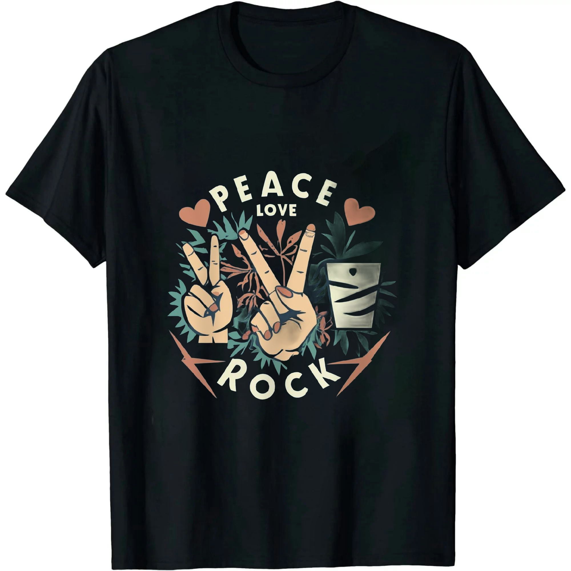Peace Love Rock N Roll Anti War Kindness Hope T-Shirt Peace Love Rock N Roll Anti War Kindness Hope T-Shirt