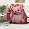 thumbnail image 1 of ARISTURING  Pig Blanket, Pig Blankets for Adults with Pig Throws for Men Women Kids Rustic Lodge Farmhouse Decor for Couch Office Craft Room Living Room, 1 of 6
