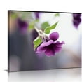 thumbnail image 1 of ARISTURING Purple Morning Glory Bloom Closeup Canvas Prints Poster Wall Art For Home Office Decorations, 1 of 5
