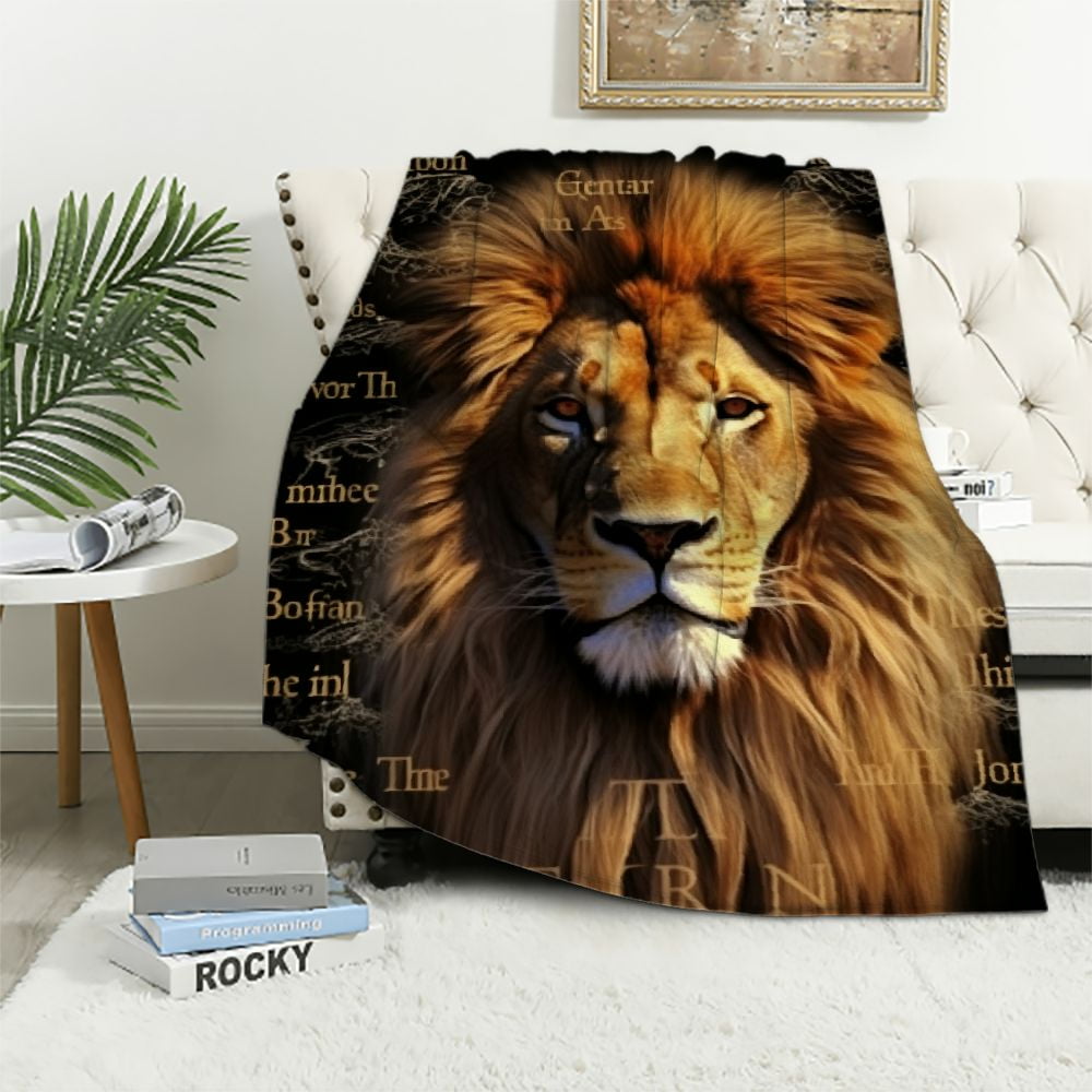 ARISTURING Religious Gifts Blanket with Names of Christ Christian Throw