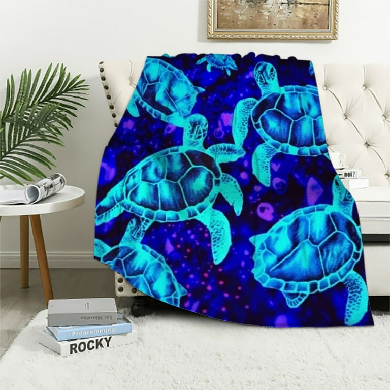 Sea turtle throw blanket hotsell