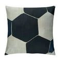 thumbnail image 1 of ARISTURING  Simple Soccer Ball Design Throw Pillow Case Personalized Cushion Cover New Home Office Decorative Square, 1 of 5