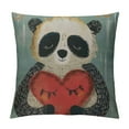 thumbnail image 1 of ARISTURING  Sloth Pillow Cover,Cute Sloth Character Heart and Love Quote You are Loved Decorative Home Decor Sofa Couch Desk Chair Bedroom, 1 of 5
