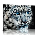 thumbnail image 1 of ARISTURING Snow leopard Canvas Wall Art-Inner Framed Printed on Canvas Modern Artwork for Home Decorations and Easy to Hang for Living Room Bedroom-Snow leopard Wall Art gift, 1 of 6