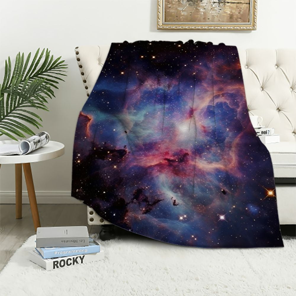 Green Nebula Galaxy Laundry Basket