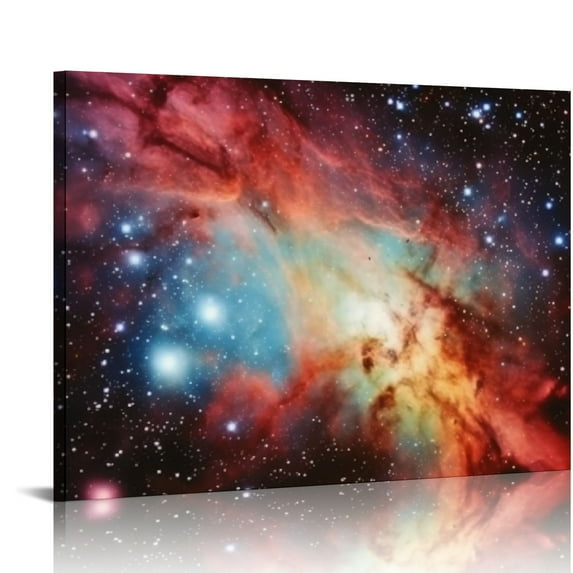 ARISTURING Space Decor for Boys Room Galaxy Canvas Pictures Nebula Wall Art Kids Bedroom Outer Space Room Decor Interstellar Posters Astronomy Painting Universe Artworks for Home Decoration